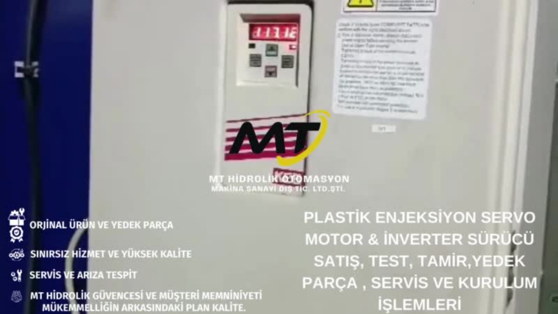 PLASTIC INJECTION SERVO MOTOR INVERTER DRIVE TEST