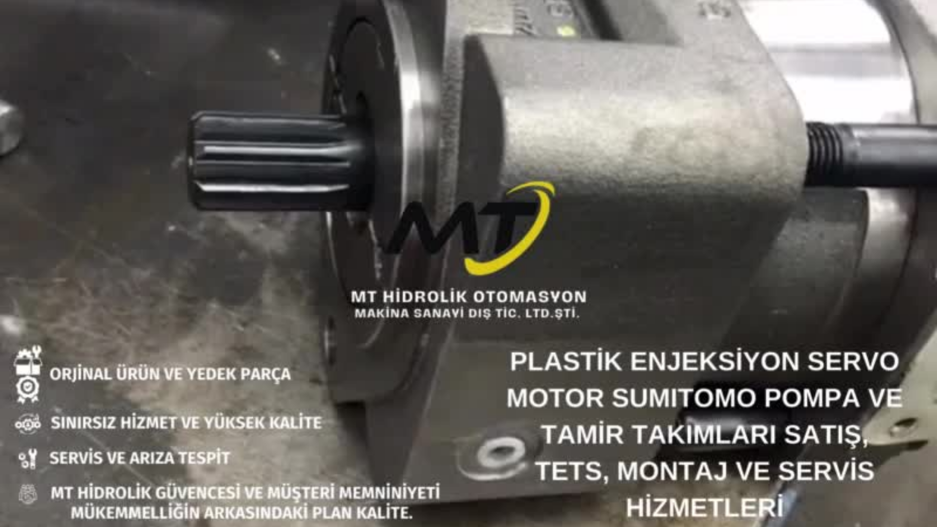 PLASTIC INJECTION SERVO SYSTEM SUMITOMO PUMP SALES, SPARE PARTS, REPAIR, SERVICE SERVICES