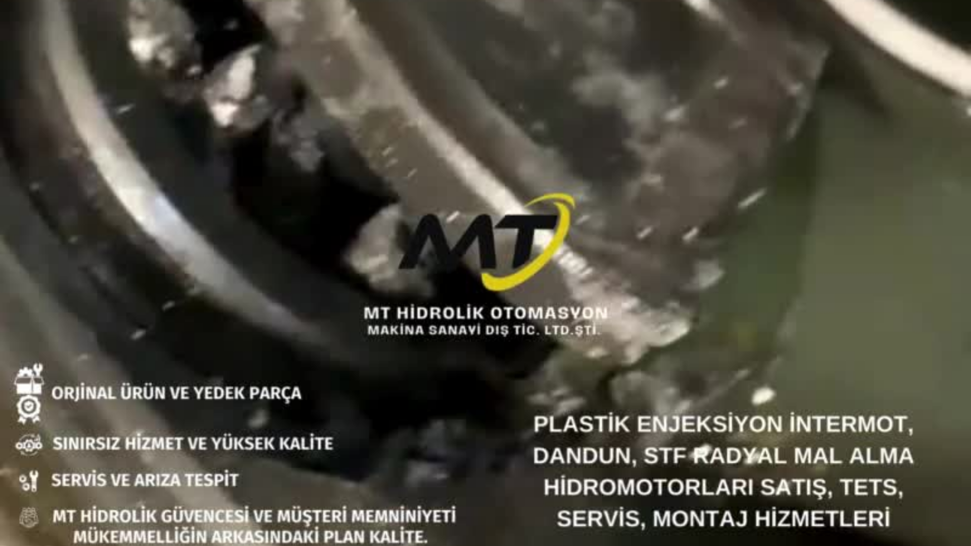 PLASTIC INJECTION RADIAL GOODS RECEIVING HYDROMOTORS SALES, SPARE PARTS, TESTING AND SERVICE SERVICES