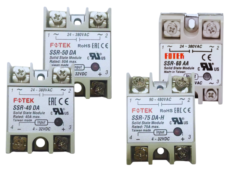 PLASTIC INJECTION SSR RELAY VARIETIES