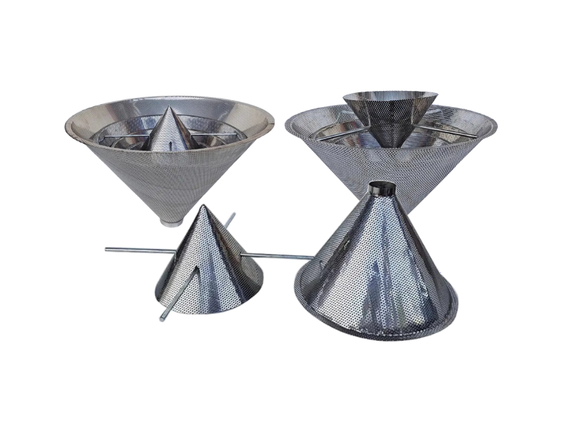 PLASTIC INJECTION DRYER CHAMBER FUNNEL TYPE SIEVES