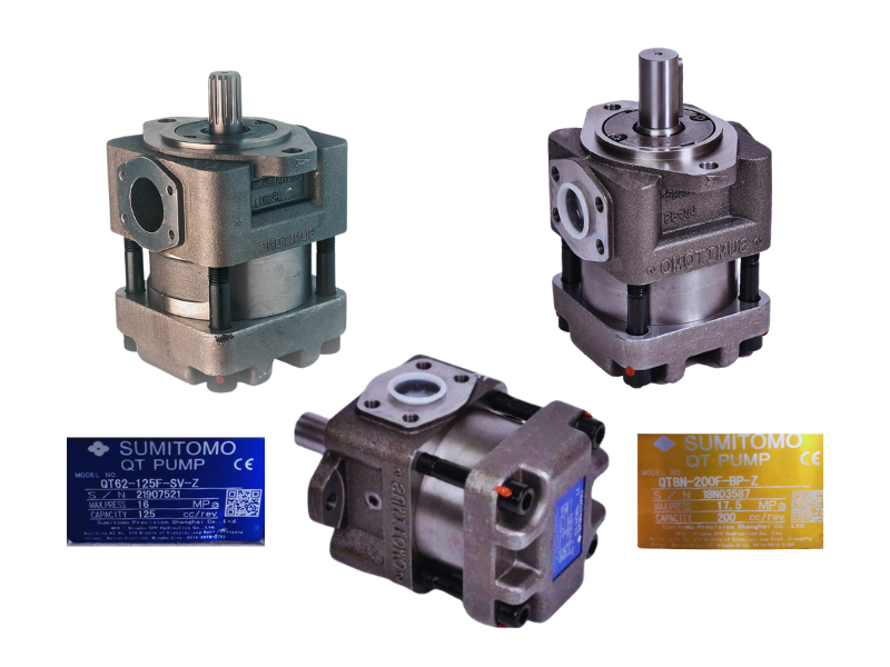 PLASTİK ENJEKSİYON SUMITOMO QT - 22-32-42-52-62 SERİSİ SERVO SİSTEM İÇTEN DİŞLİ POMPALARI