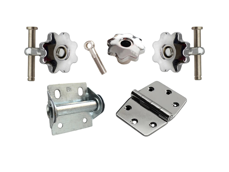 PLASTIC INJECTION MACHINES DRYER & LOADER NUT AND HINGE
