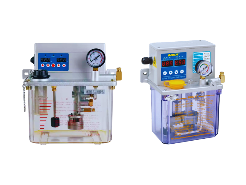 PLC CONTROLLED LIQUID LUBRICATION UNIT USED IN INJECTION AND CNC MACHINES